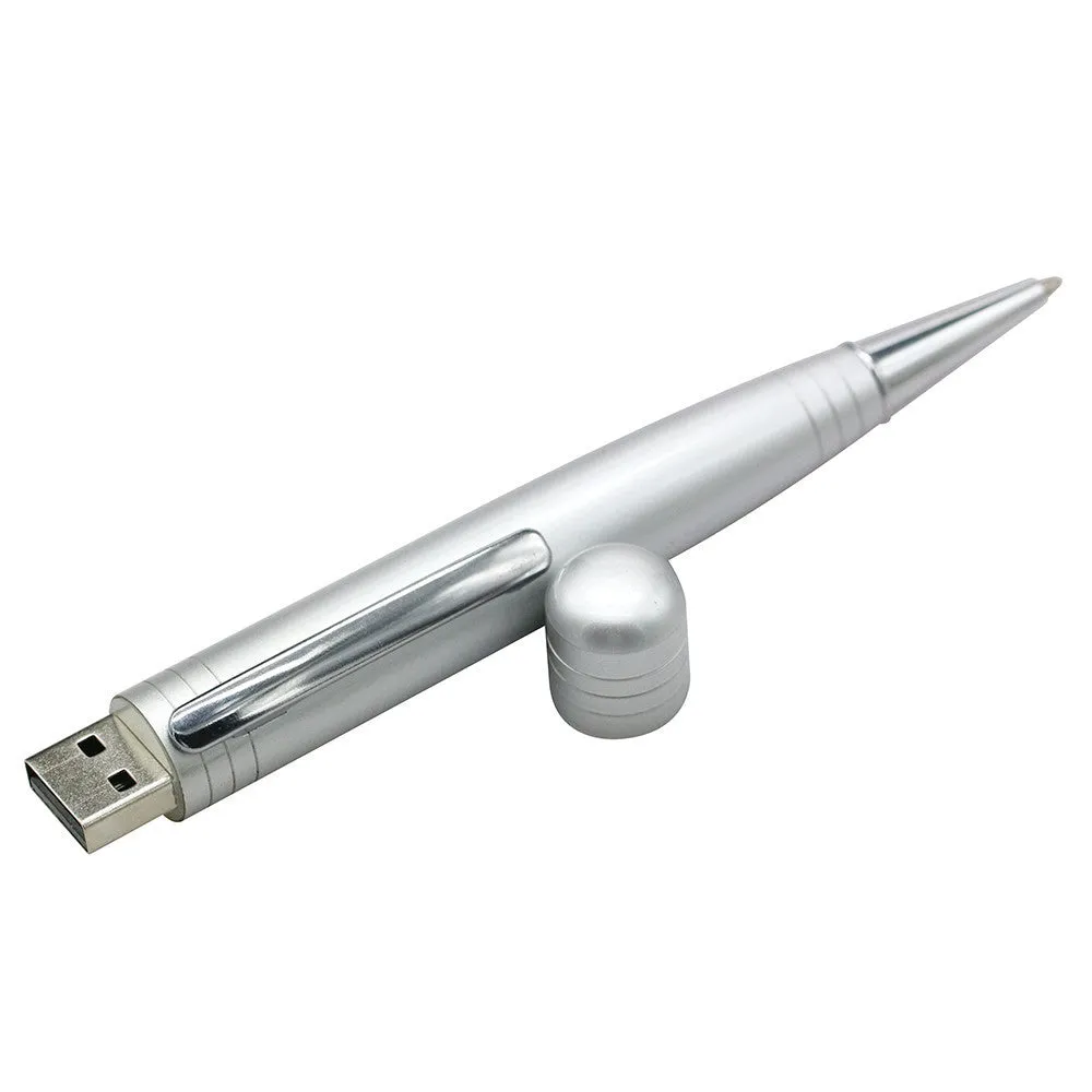 Metal ballpoint pen with USB Memory Card