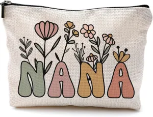 NaNa Gifts Makeup Bag,Gifts for NaNa,NaNa Gifts Cosmetic Bag With Zipper,NaNa Birthday Gifts,Best Nana Gifts