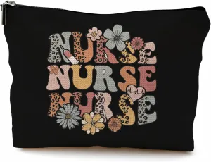 Nurse Makeup Bags - Cosmetic Bags With Zipper for Women & Student Nurses