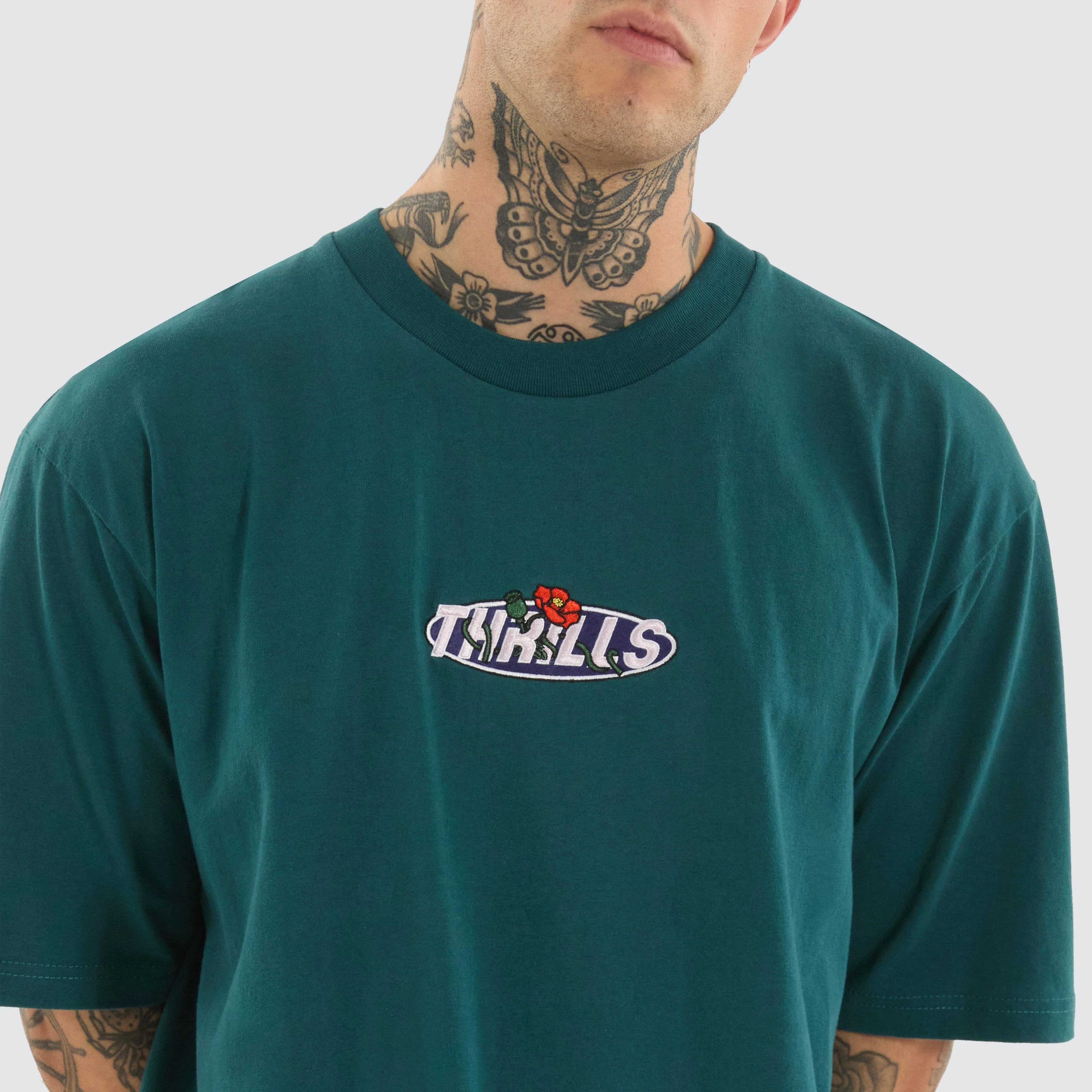 Painless Oversize Fit Tee Atlantic Deep