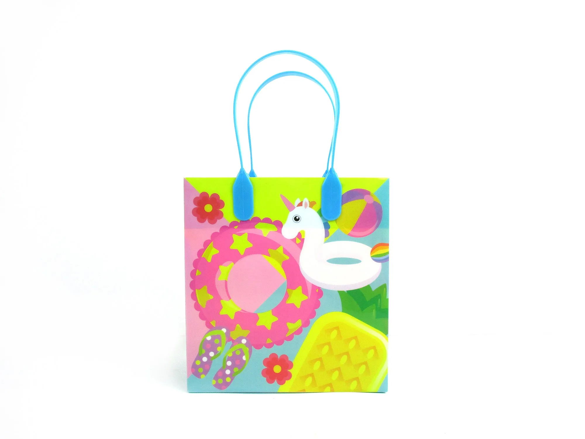 Pool Beach Summer Party Favor Bags Treat Bags - Set of 6 or 12