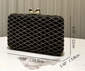 Rhinestone Evening Clutch Purses for Women Elegant Evening Bag Vintage Handbag Shoulder Bag Wedding Party 2025
