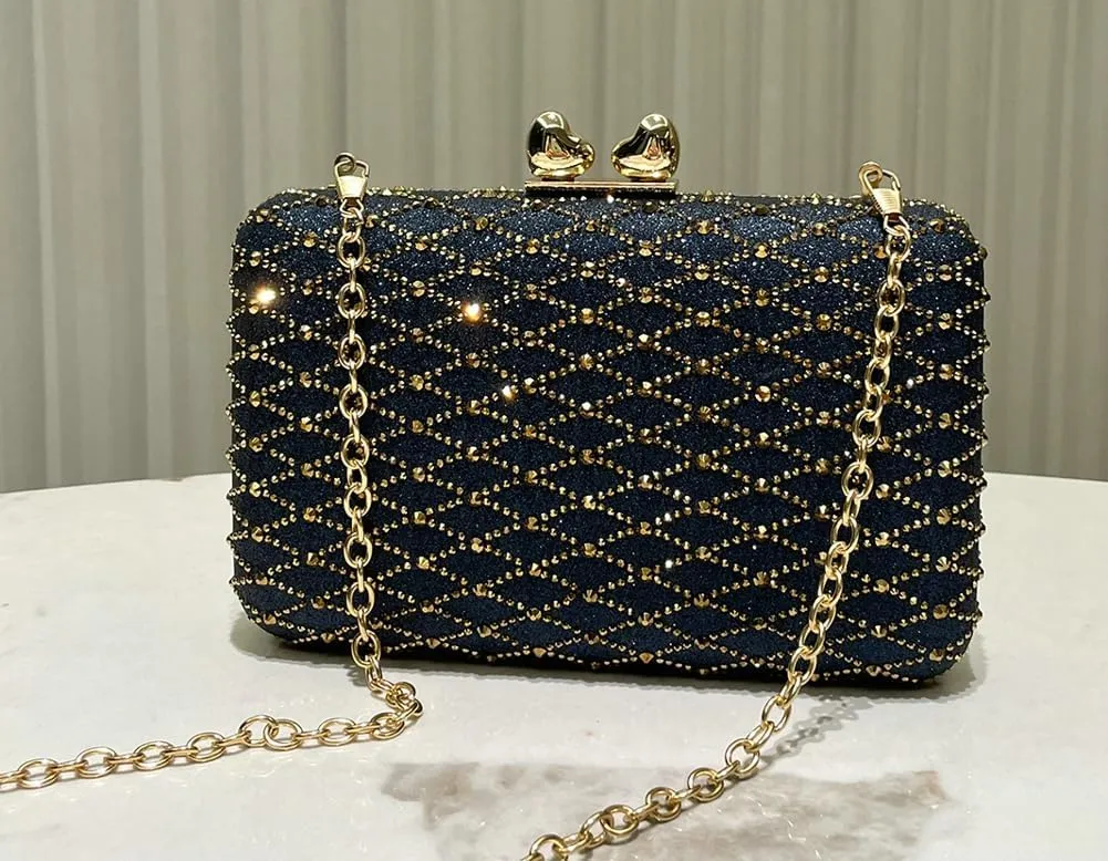 Rhinestone Evening Clutch Purses for Women Elegant Evening Bag Vintage Handbag Shoulder Bag Wedding Party 2025