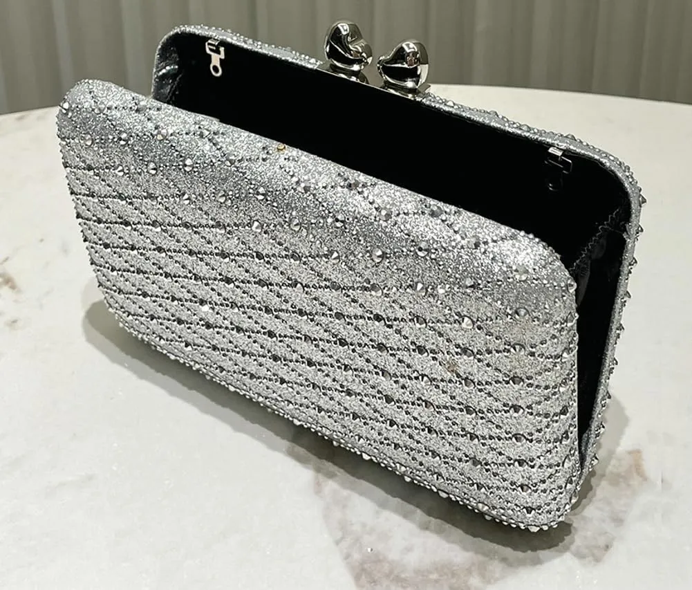 Rhinestone Evening Clutch Purses for Women Elegant Evening Bag Vintage Handbag Shoulder Bag Wedding Party 2025