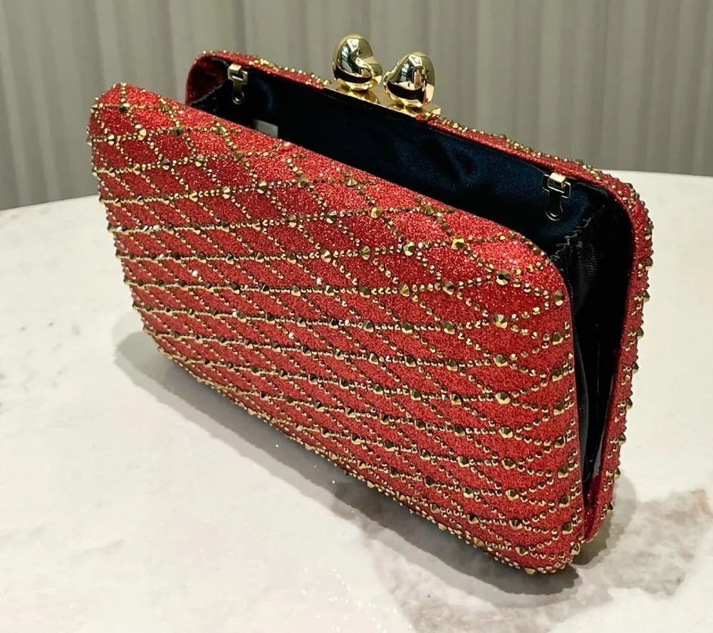 Rhinestone Evening Clutch Purses for Women Elegant Evening Bag Vintage Handbag Shoulder Bag Wedding Party 2025