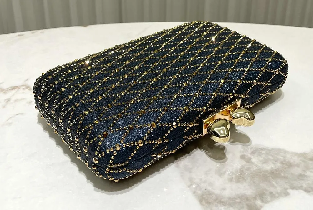 Rhinestone Evening Clutch Purses for Women Elegant Evening Bag Vintage Handbag Shoulder Bag Wedding Party 2025