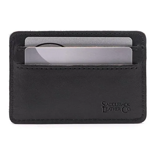 Saddleback Leather Front Pocket Id Wallet - Best Selling 100% Full Grain Small Leather Wallet