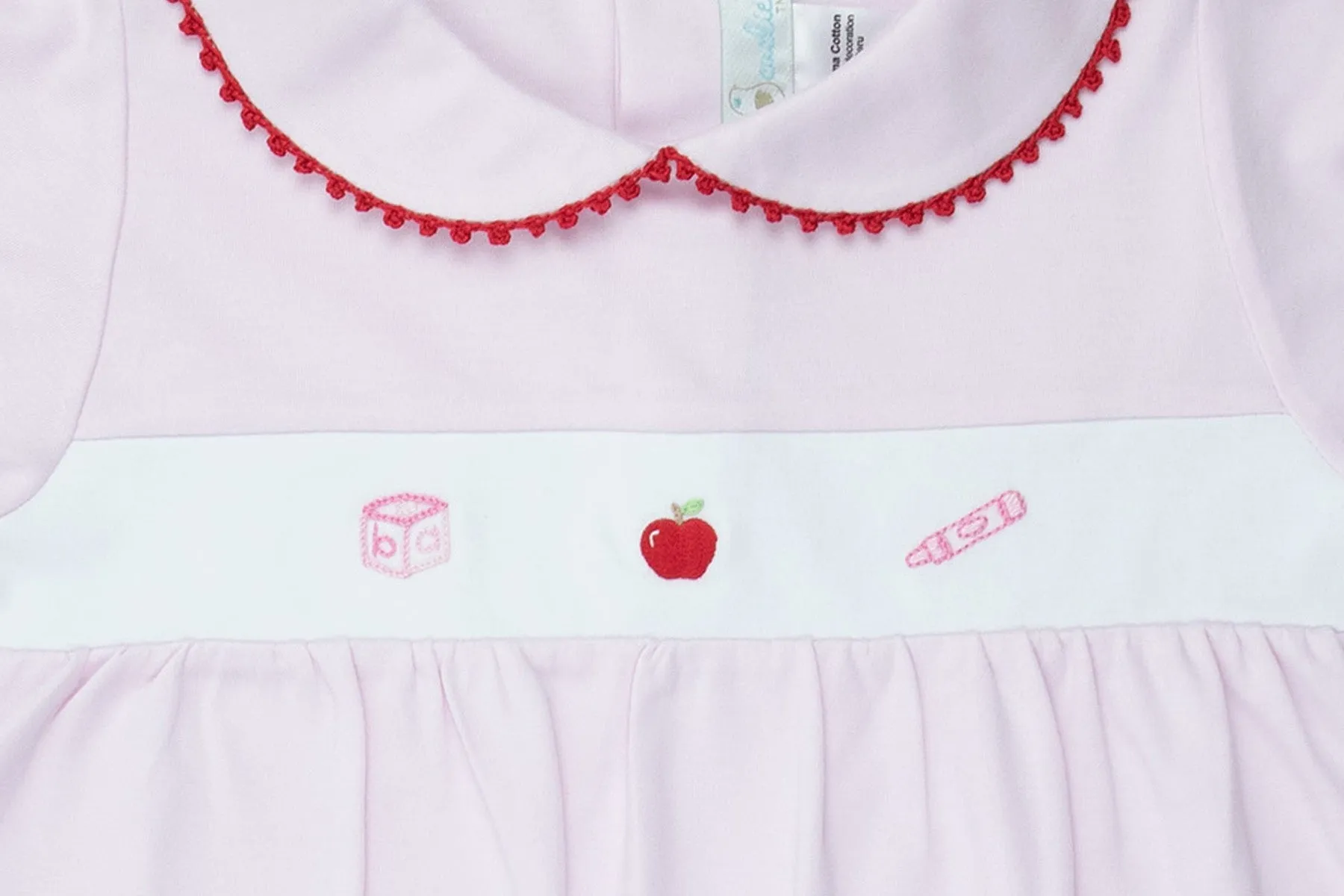 School Days Pima Dress, Infant Girls, Pink