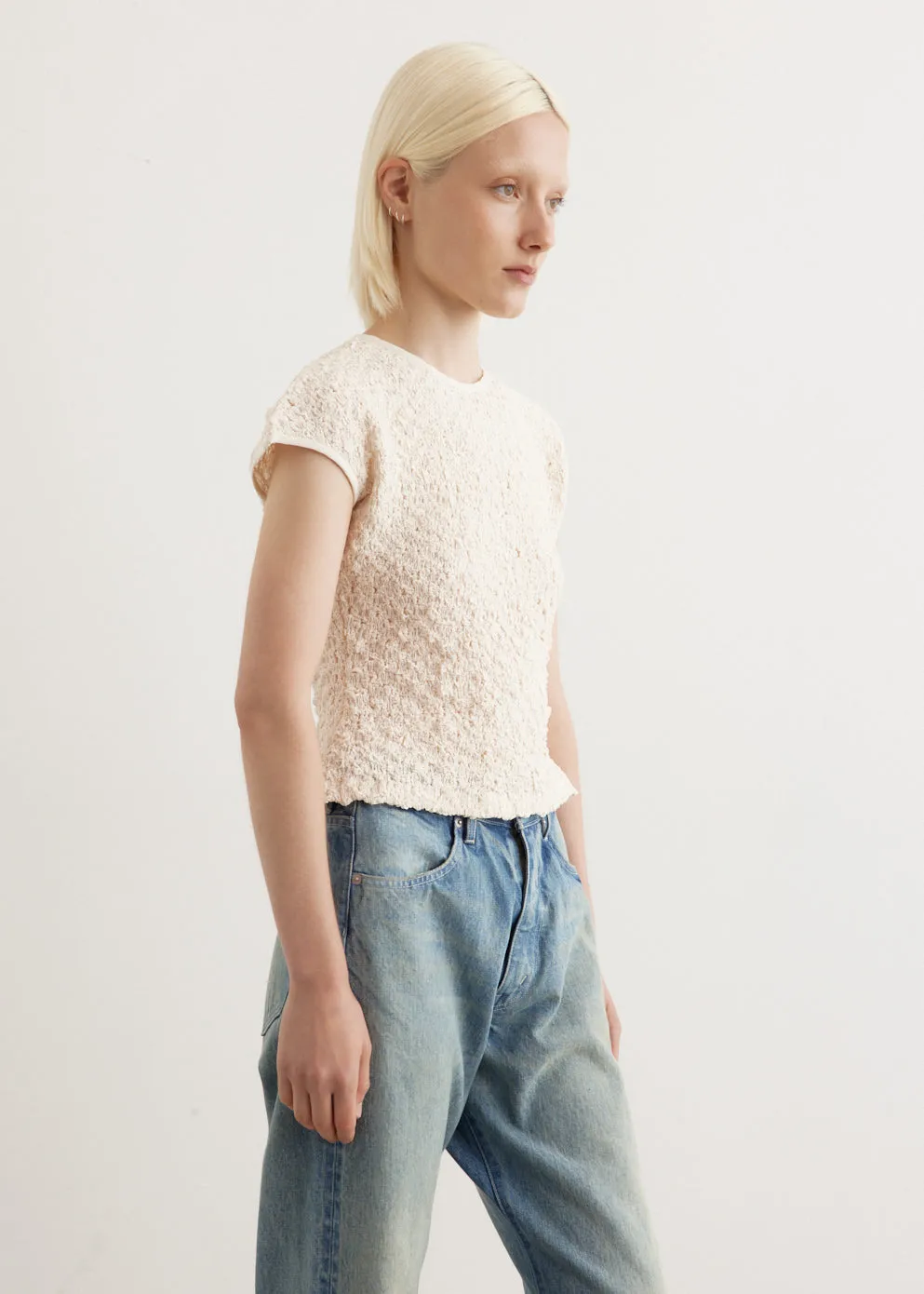 Shirred Cotton Top