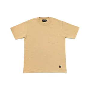 Slub S/S Pocket T-Shirt (Sand)
