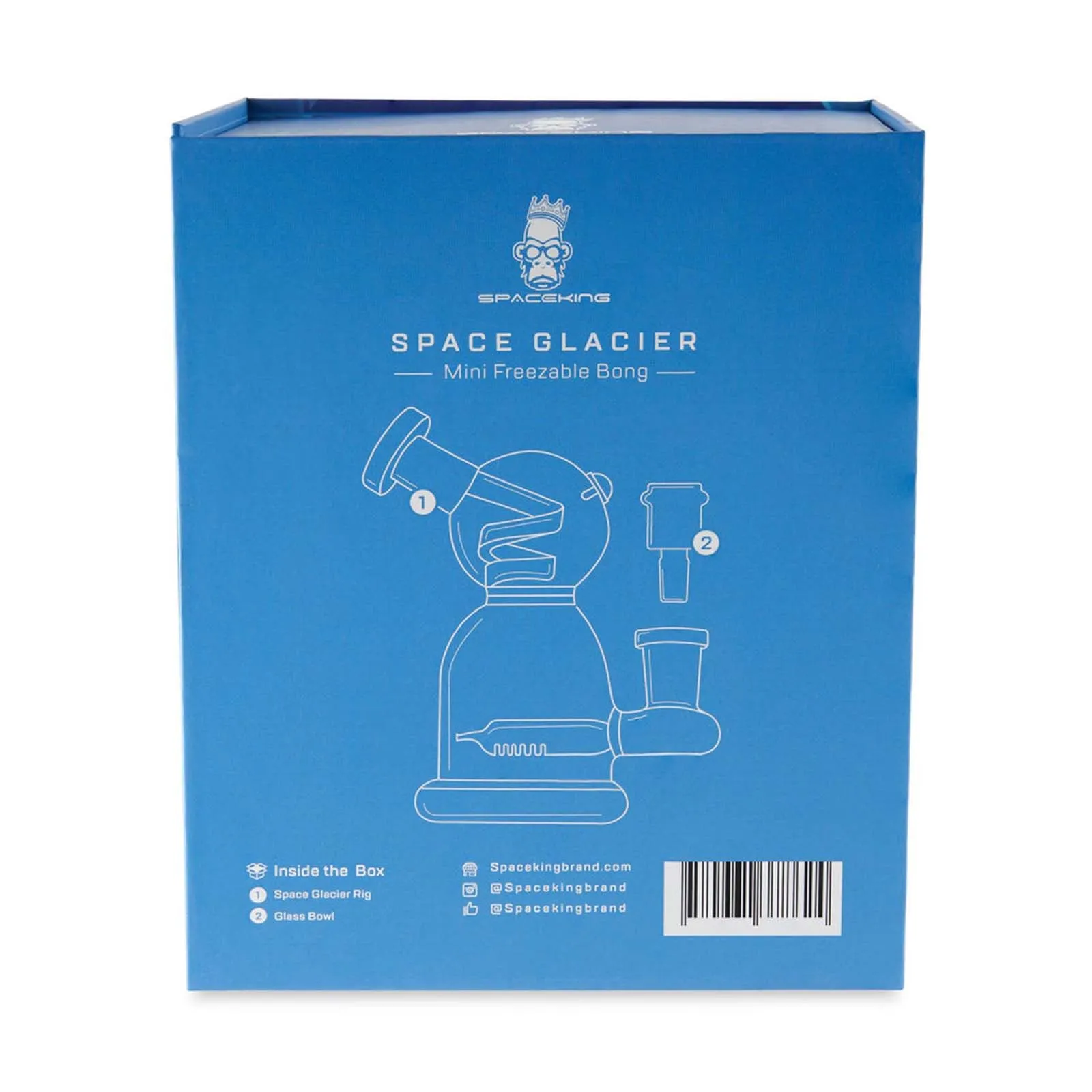 'Space Glacier' Freezable Bong