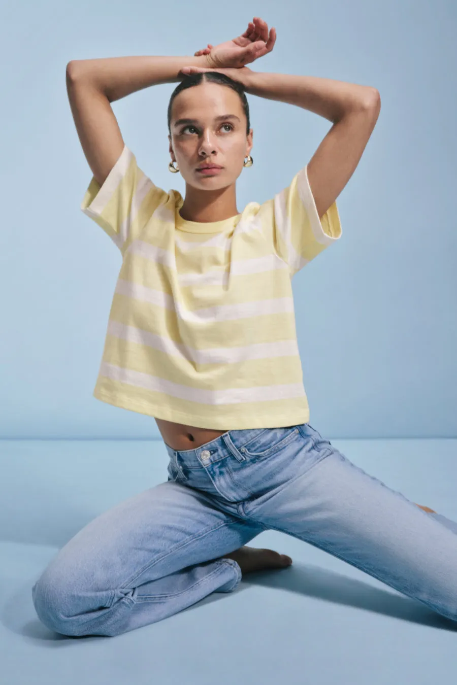 The Practice Tee in Dime Knit™