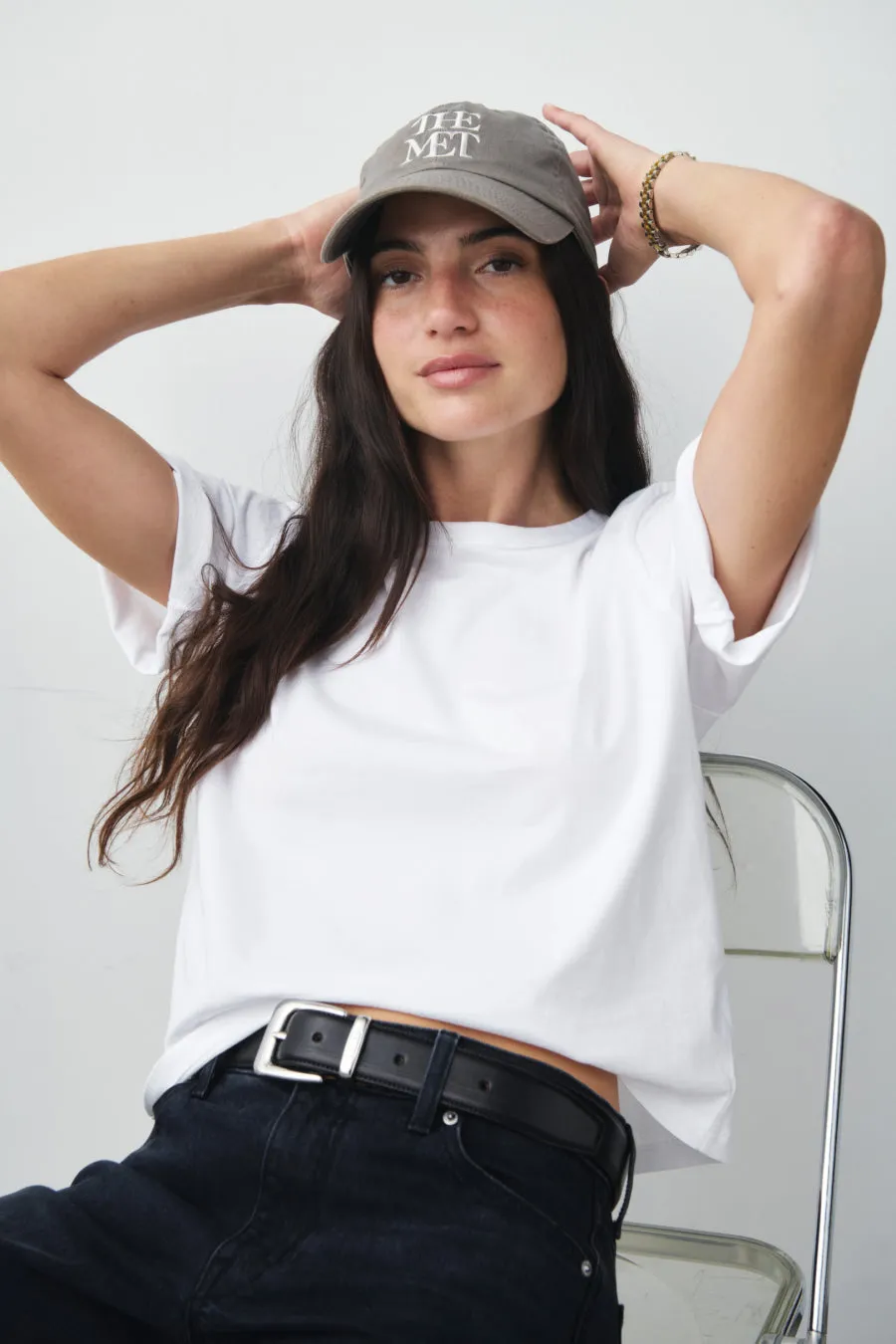 The Practice Tee in Dime Knit™