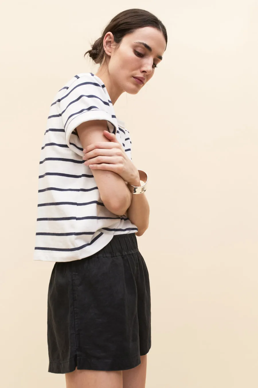The Practice Tee in Dime Knit™