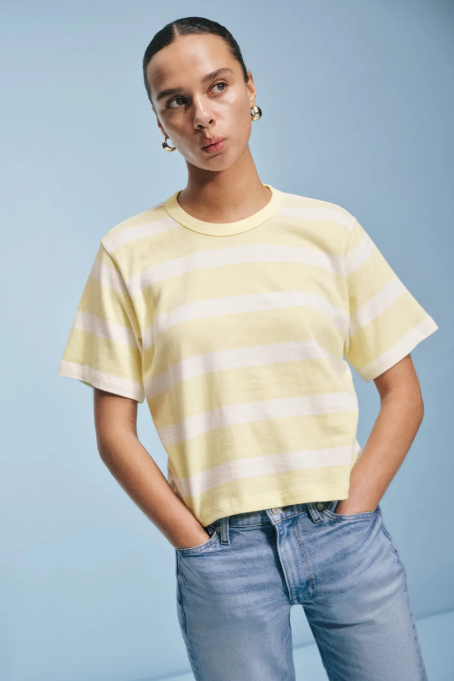 The Practice Tee in Dime Knit™