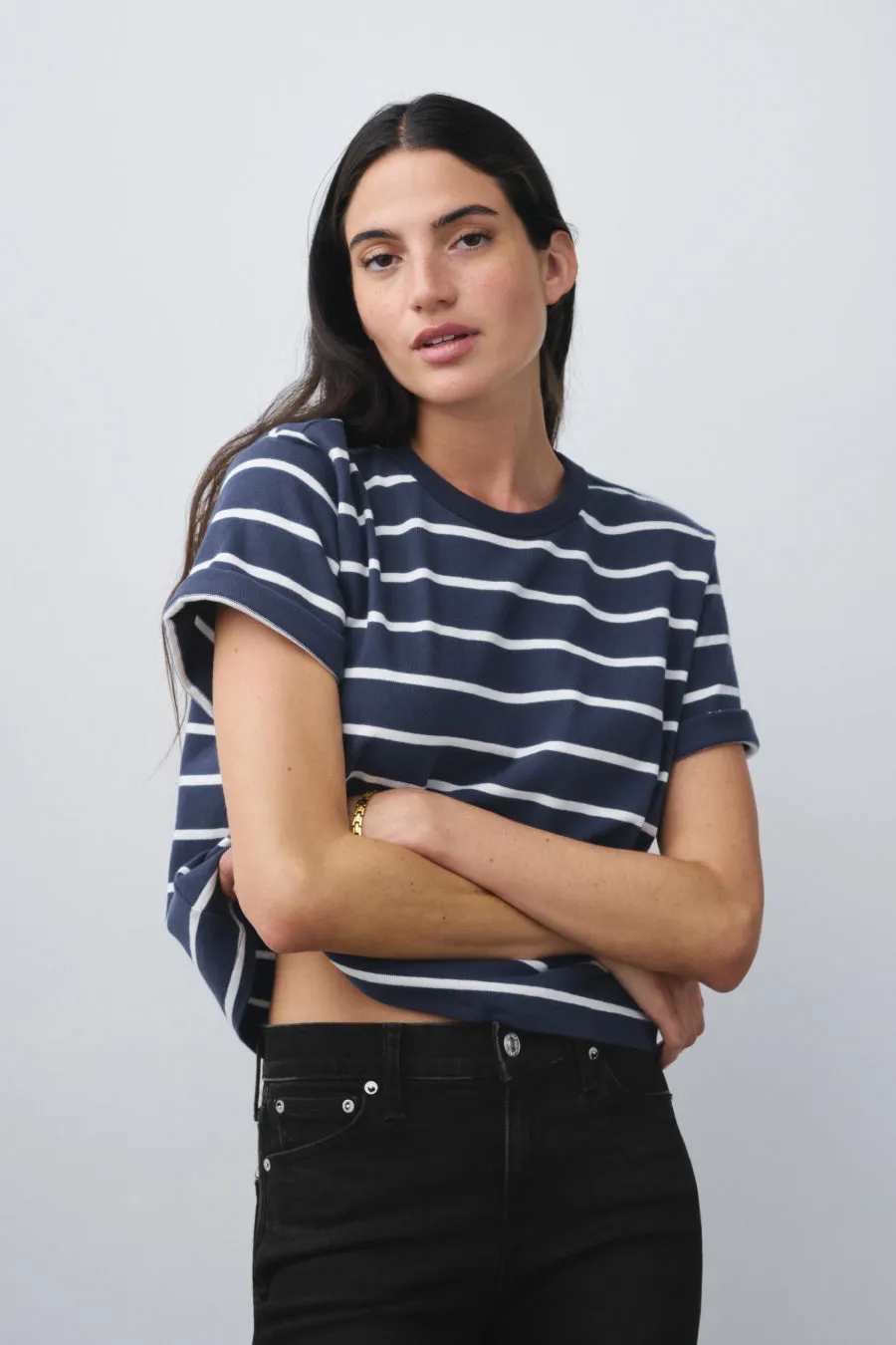 The Practice Tee in Dime Knit™