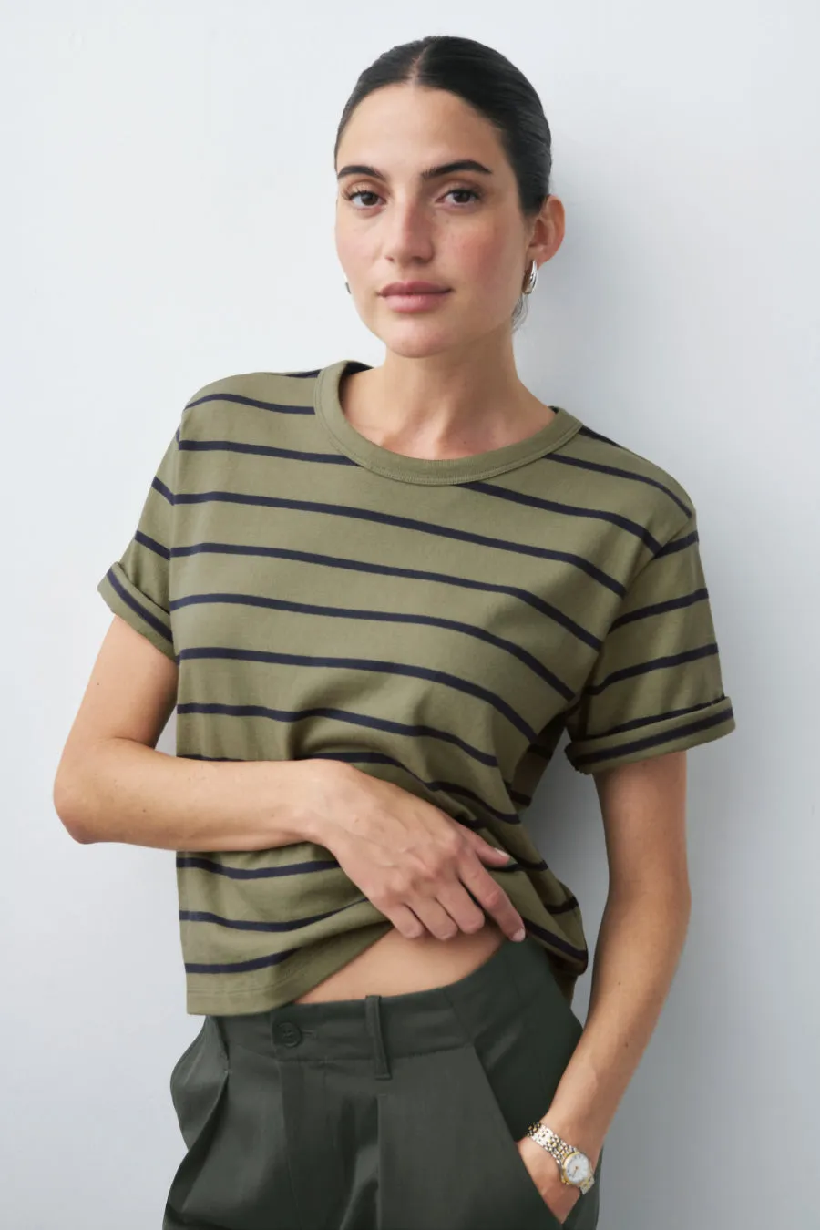 The Practice Tee in Dime Knit™