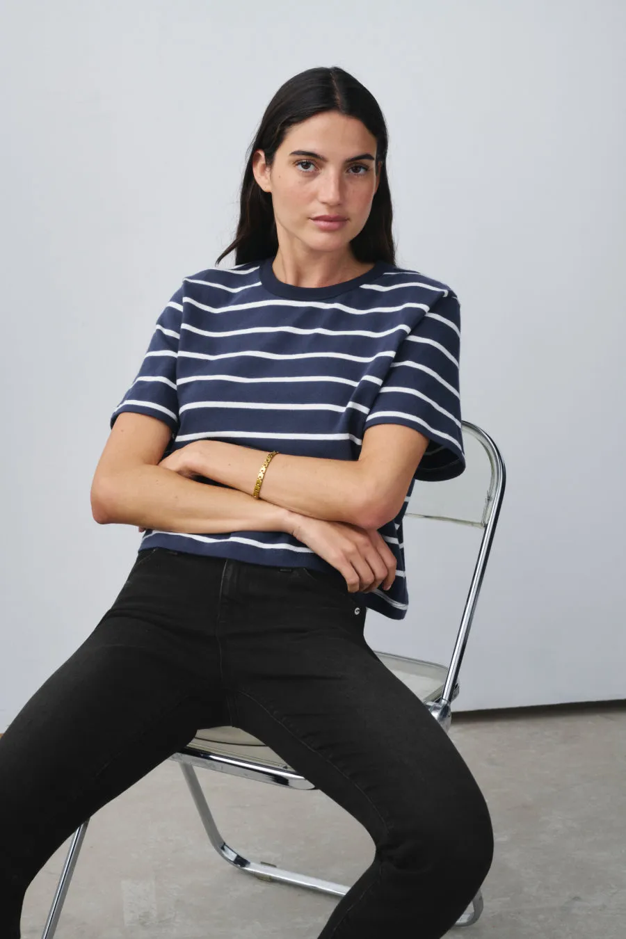 The Practice Tee in Dime Knit™