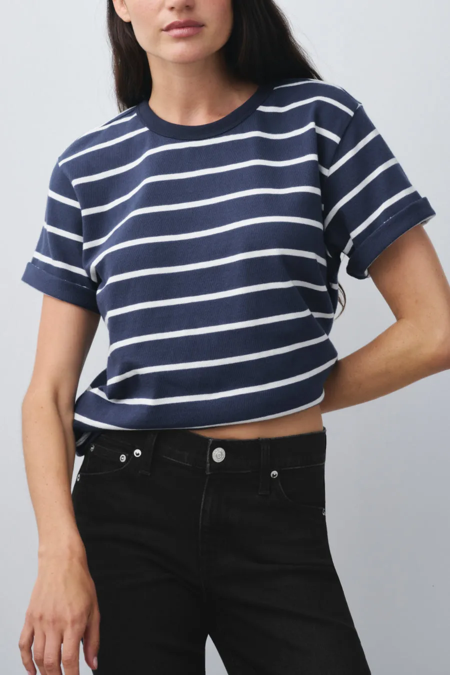 The Practice Tee in Dime Knit™