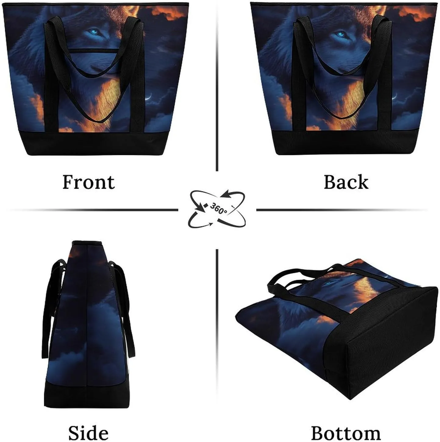 Trendy Commuter Tote Bag Large Insulated Shopping Bag For Travel