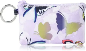 Vera Bradley Women's Recycled Lighten Up Reactive Zip ID Case Wallet, Butterflies, One Size