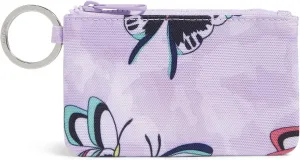 Vera Bradley Women's Recycled Lighten Up Reactive Zip ID Case Wallet, Lavender Butterflies, One Size