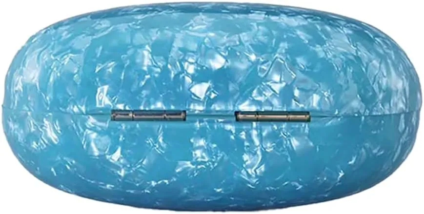 Women Acrylic Evening Clutch Bag Glitter Marble Purse Chain Shoulder Crossbody Bag for Party Prom Cocktail Wedding